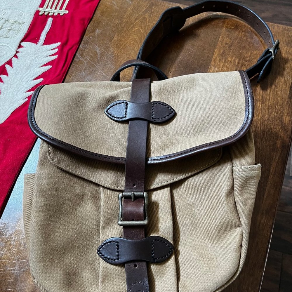 Filson Original Small USA Made Tan Field Bag